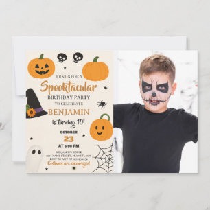 Invitation d'anniversaire Spooktacular Halloween