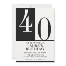 Invitation d'anniversaire sur mesure avec nom et â