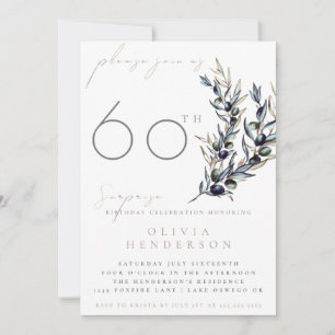 Invitation d'anniversaire surprise élégante avec b