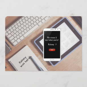 Invitation d'anniversaire textuelle