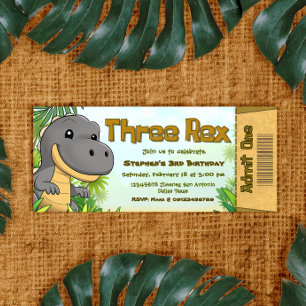 Invitation d'anniversaire Trois Rex pour les 3 ans
