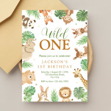Invitation d'anniversaire Wild One