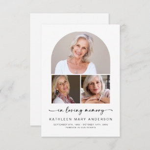 Invitation Dans la mémoire aimante   Mémorial funéraire de l'