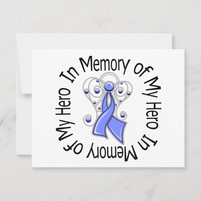 Invitation Dans la mémoire de mes ailes oesophagiennes d'ange (Devant)