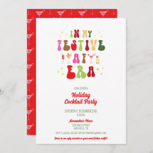 Invitation Dans Mon Festive AF Era Holiday Cocktail Party