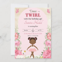 Danse et Twirl joli Ballerina floral