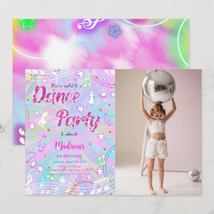 Invitation Danse Photo d'anniversaire