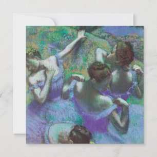Invitation Danseurs bleus par Edgar Degas, Impressionnisme Vi