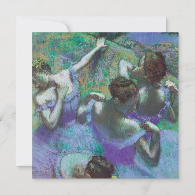Invitation Danseurs bleus par Edgar Degas, Impressionnisme Vi (Devant)