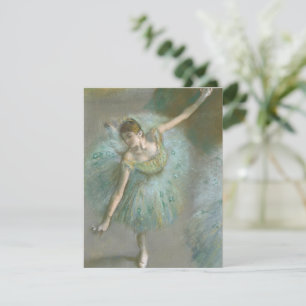 Invitation Danseuse dans Green Edgar Degas