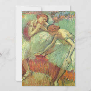 Invitation Danseuses en vert par Edgar Degas, Ballet Vintage