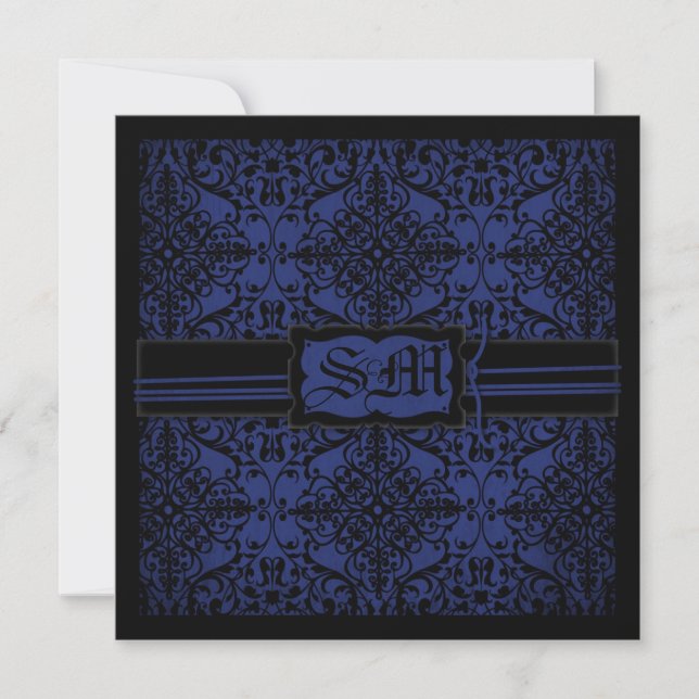 Invitation Dark Knight Wedding Invite (Devant)