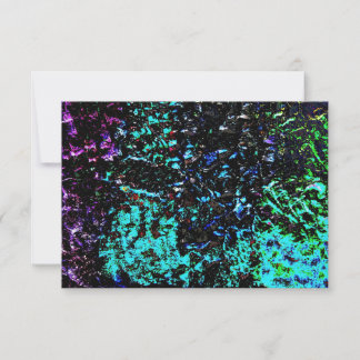 Invitation Darkness galaxy blue abstract invitation,Bold art