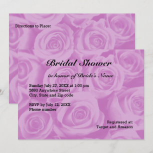 Invitation d'Arrière - plan Rose clair violet