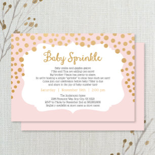 Invitation d'aspersion de bébé, bébé #2