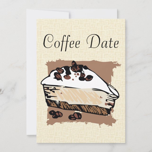 Invitation Date de café (Devant)