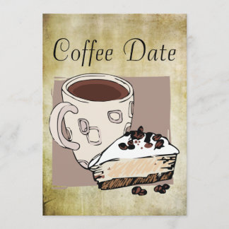Invitation Date de café