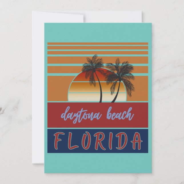 Invitation daytona beach floride   (Devant)