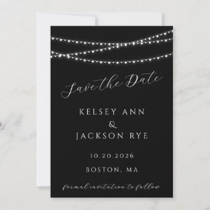 Invitation Dazzle Me Chic Wedding Enregistrer la date