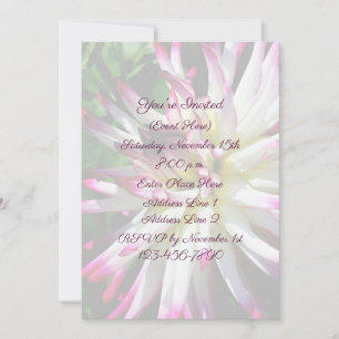 Invitation Dazzling Dahlia