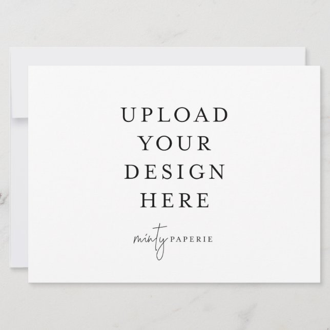 Invitation de 6,5 po x 8,75 po - Paysage (Devant)