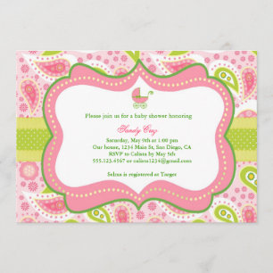 Invitation de baby shower