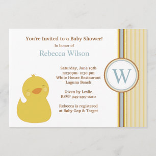 Invitation de baby shower