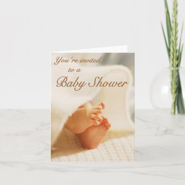 Invitation de baby shower (Devant)