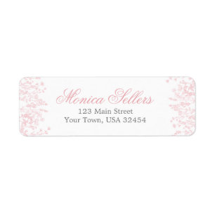 Invitation de Baby Shower à ruban rose