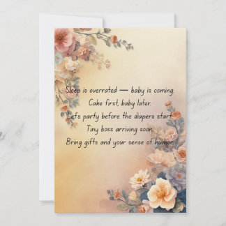 Invitation de baby shower adorable – Fête de bienv