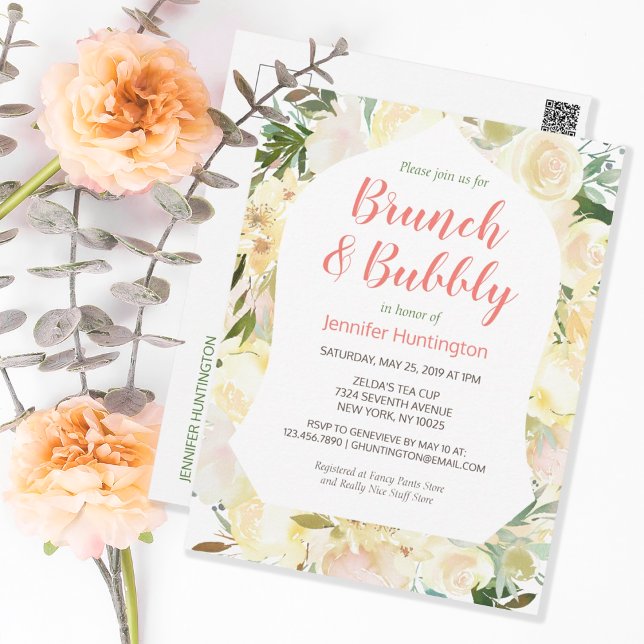 Invitation de Baby Shower Bohème pour Brunch & Bub (Créateur téléchargé)