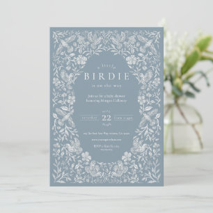 Invitation de Baby shower de Birdie Floral Dusty