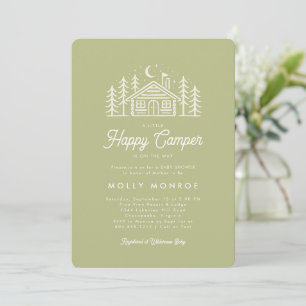 Invitation de Baby shower de Camper Little Happy