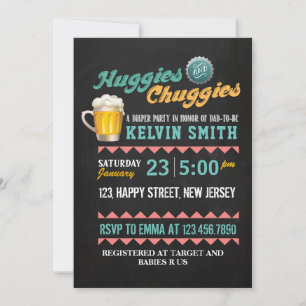 Invitation de Baby shower de Chuggies & Huggies