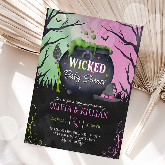 Invitation de Baby shower d'Halloween (Créateur téléchargé)