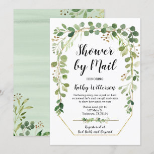 Invitation de Baby Shower Fleurs Baby Shower par l