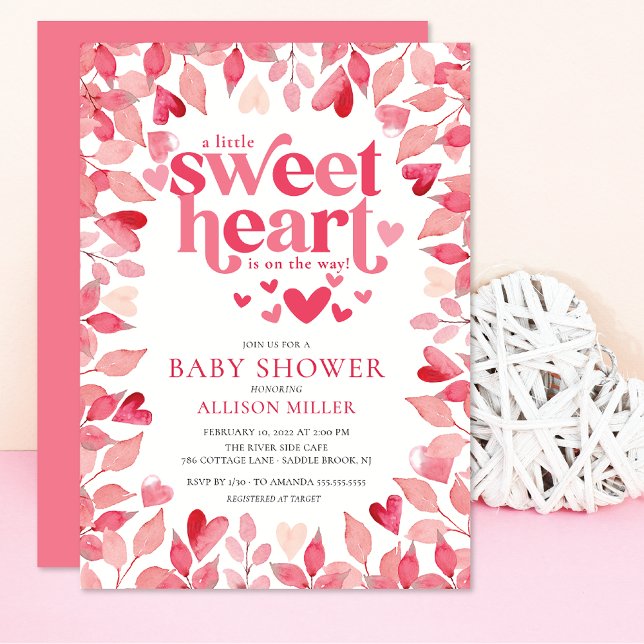 Invitation de Baby shower Little Sweetheart (Créateur téléchargé)
