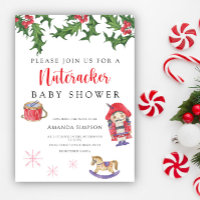Invitation de Baby shower Nutcracker