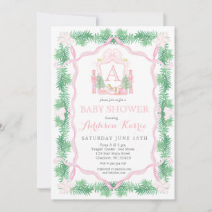 Invitation de Baby shower Nutcracker