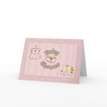 Invitation de Baby Shower Rose
