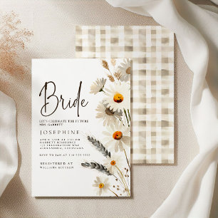 Invitation de Baby Shower Rustique de Ferme de Pou