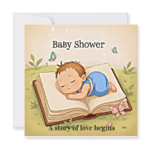 Invitation de Baby Shower Sweet Story – Doux Somme