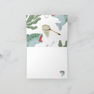 Invitation de Babyshower sur le thème de la pêche 