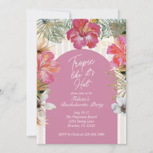 Invitation de Bachelorette Tropic Like It’s Hot