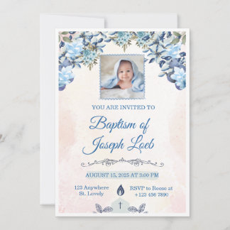 Invitation de baptême