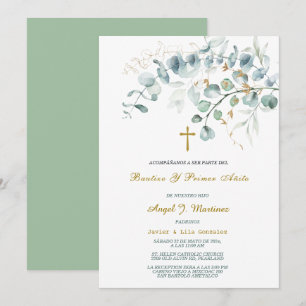 Invitation de Baptême et Premier Anniversaire