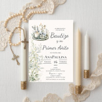 Invitation de baptême et première année en espagno