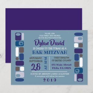 Invitation de Bar Mitzvah SO MOD