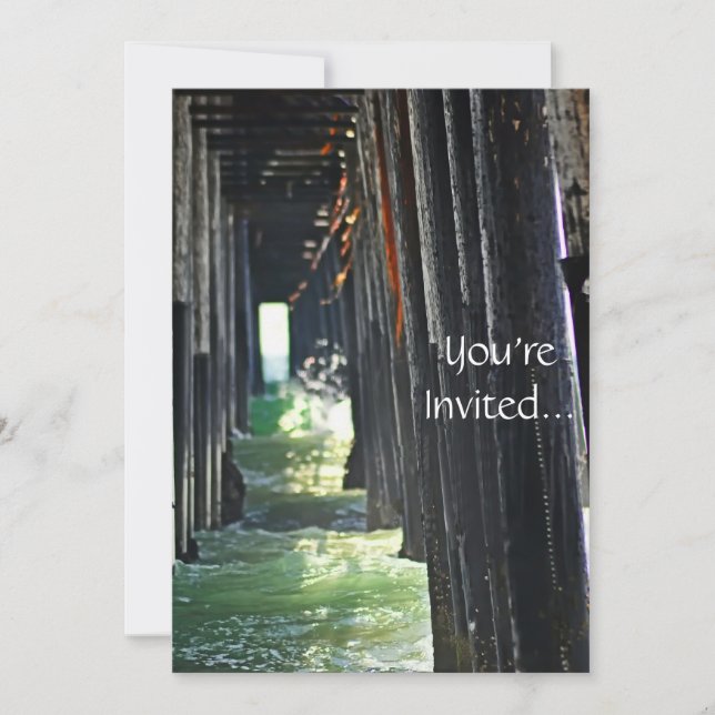 Invitation de Beach Party (Devant)