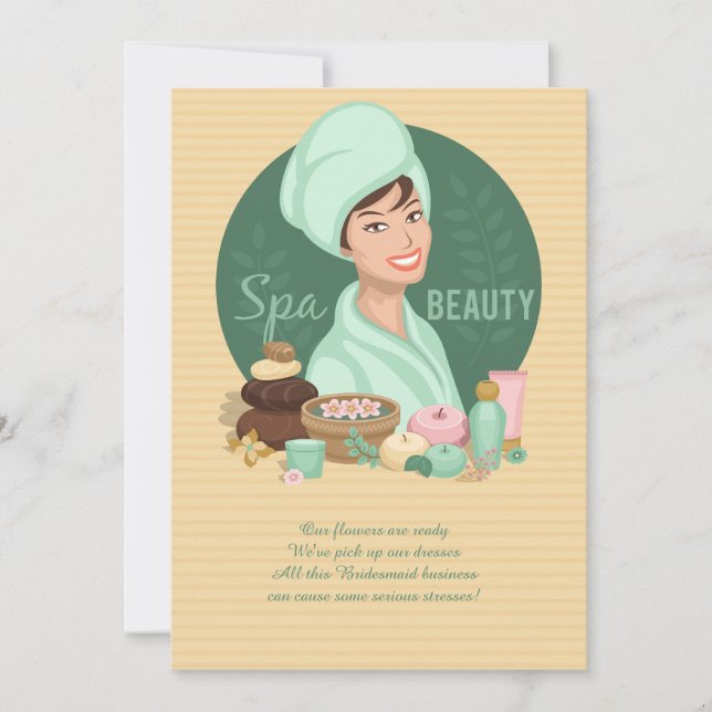 Invitation de beauté spa (Devant)